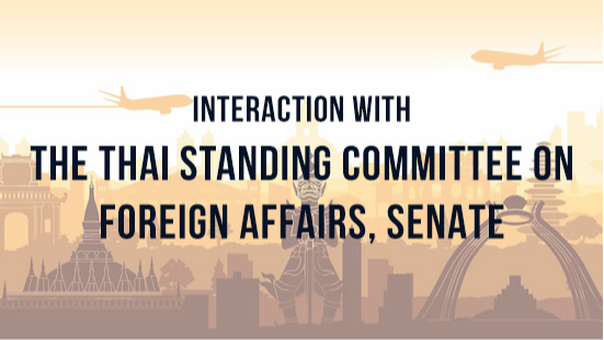 Interaction with the Thai Standing Committee on Foreign Affairs, Senate