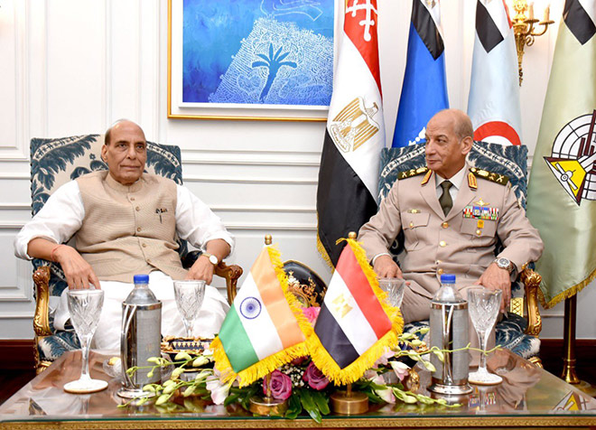 मेना (MENA) क्षेत्र के साथ सैन्य सहयोग में भारत-मिस्र संबंध की भूमिका