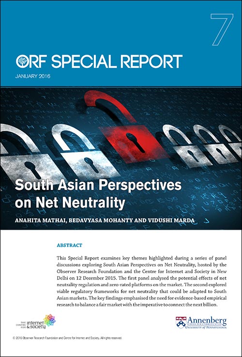 South Asian Perspectives on Net Neutrality