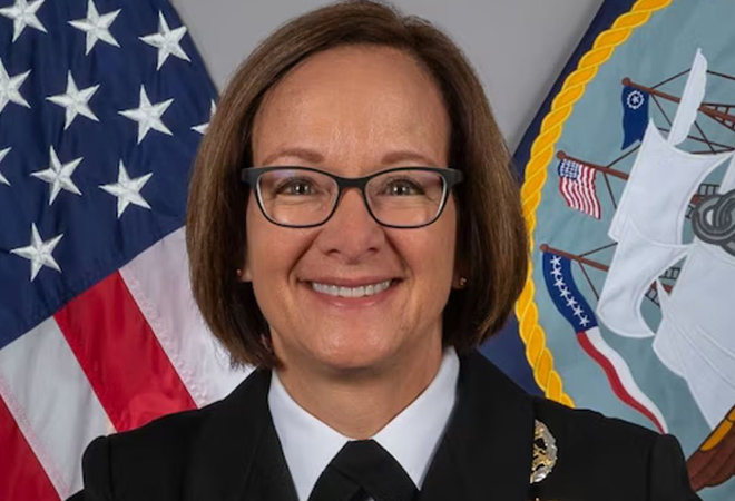 अमेरिका: बाइडेन के राष्ट्रपति कार्यकाल में अमेरिकी नौसेना को मिली पहली महिला प्रमुख  