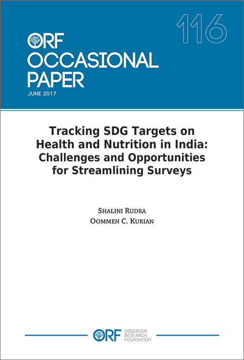 Tracking SDG targets on health and nutrition: Challenges and opportunities for streamlining surveys  