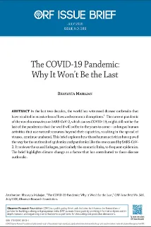 The COVID19 Pandemic: Why It Won’t Be the Last  