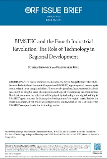 BIMSTEC and the fourth industrial revolution: The role of technology in regional development