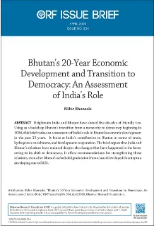 Bhutan’s 20-year economic development and transition to democracy: An assessment of India’s role  